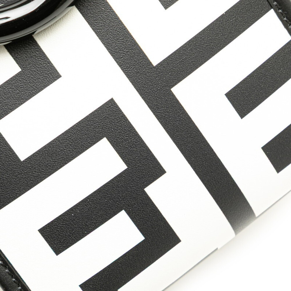 FENDI Black Leather Shoulder Bag - Picture 8 of 11